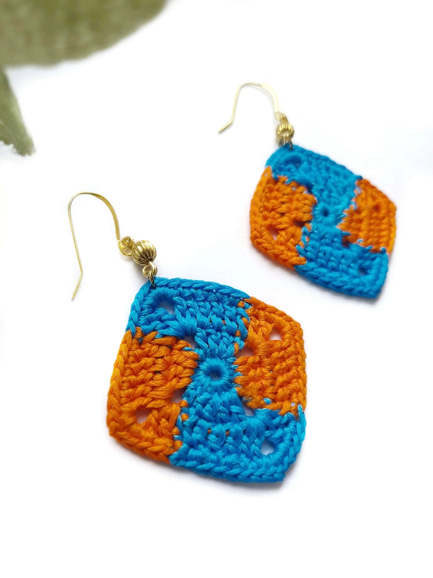 African Print Earrings