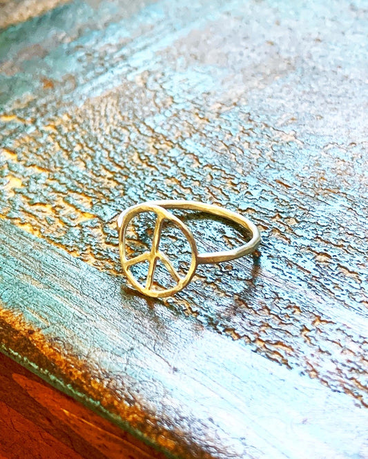 Peace Sign Ring