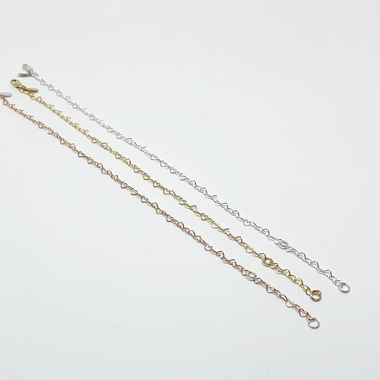Heart Link Chain Bracelet