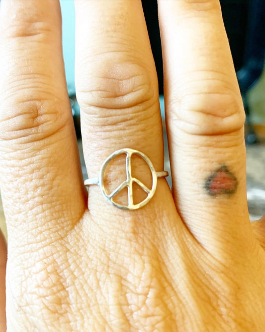 Peace Sign Ring