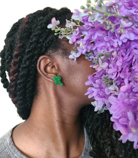Shamrock Stud Earrings
